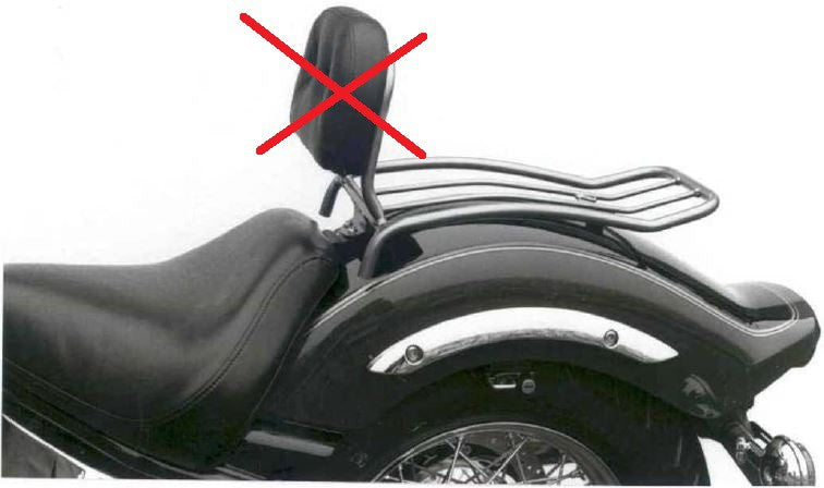Hepco & Becker XVS1100 dragstar Solorack uten ryggstøtte