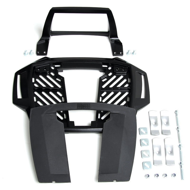 Hepco & Becker Universal toppbrett Aluminium Sort