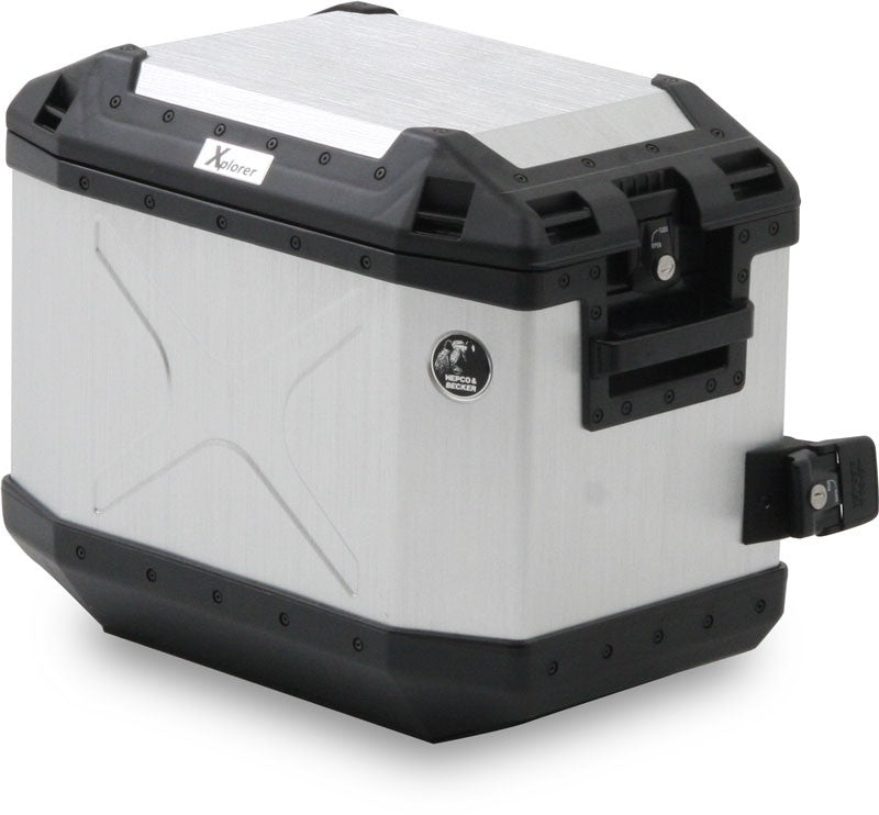 Hepco & Becker Sidekoffert Xplorer venstre 40L Alu-farge for Cutout