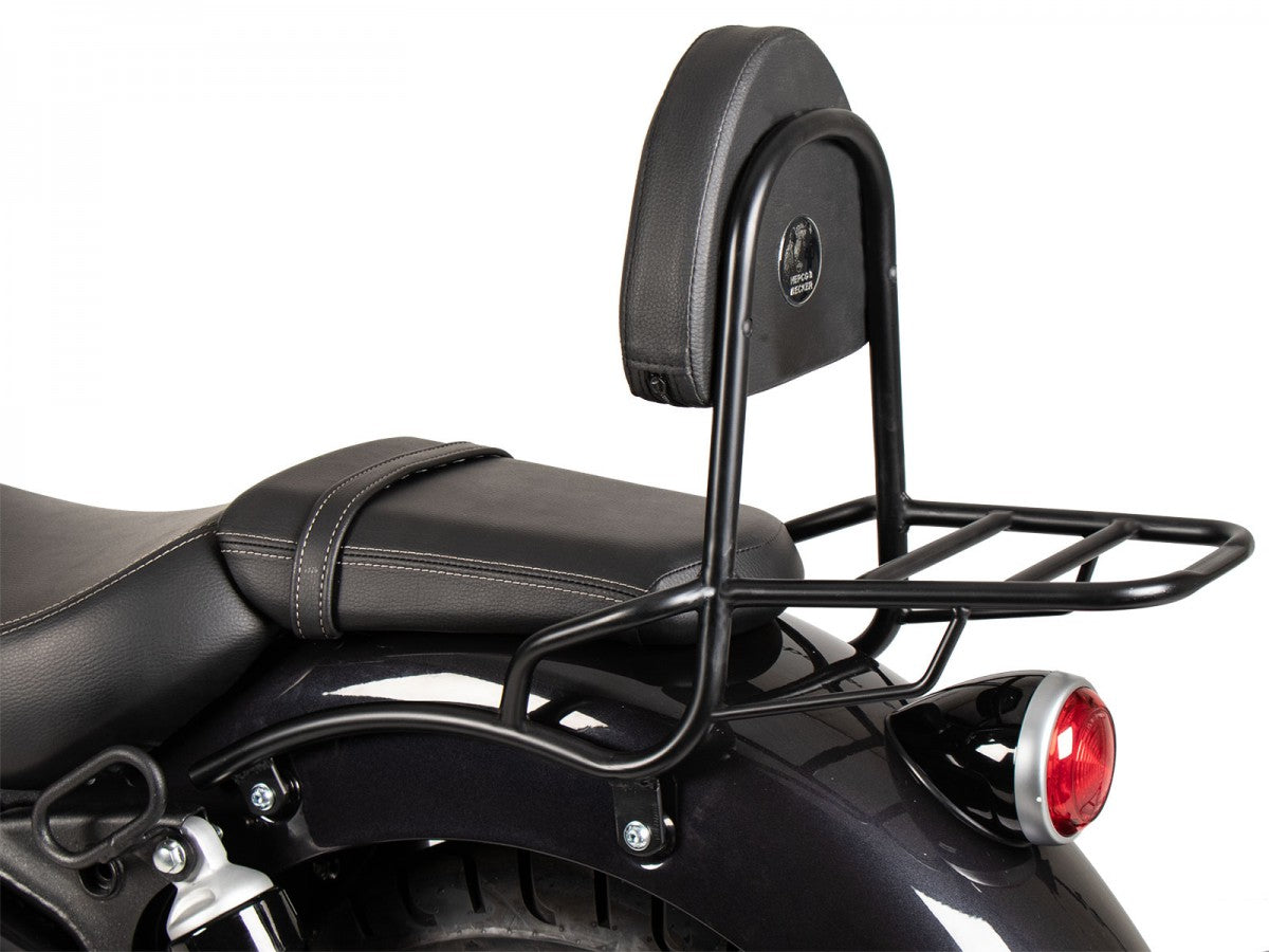 Hepco & Becker Royal Enfield Super Meteor 650 23- Sissybar m/brett Sort