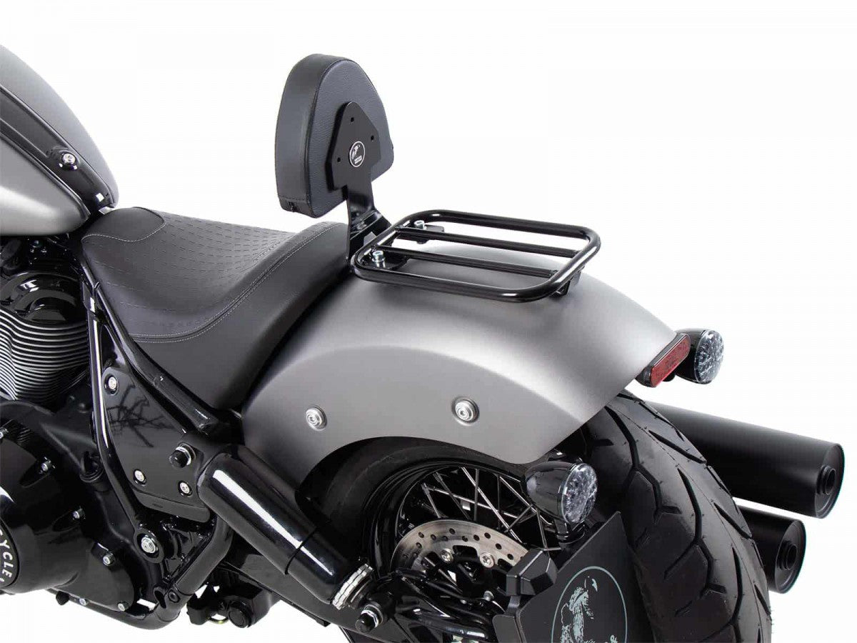 Hepco & Becker Indian Chief Bobber Dark Horse 22- Solorack M/ryggstøtte