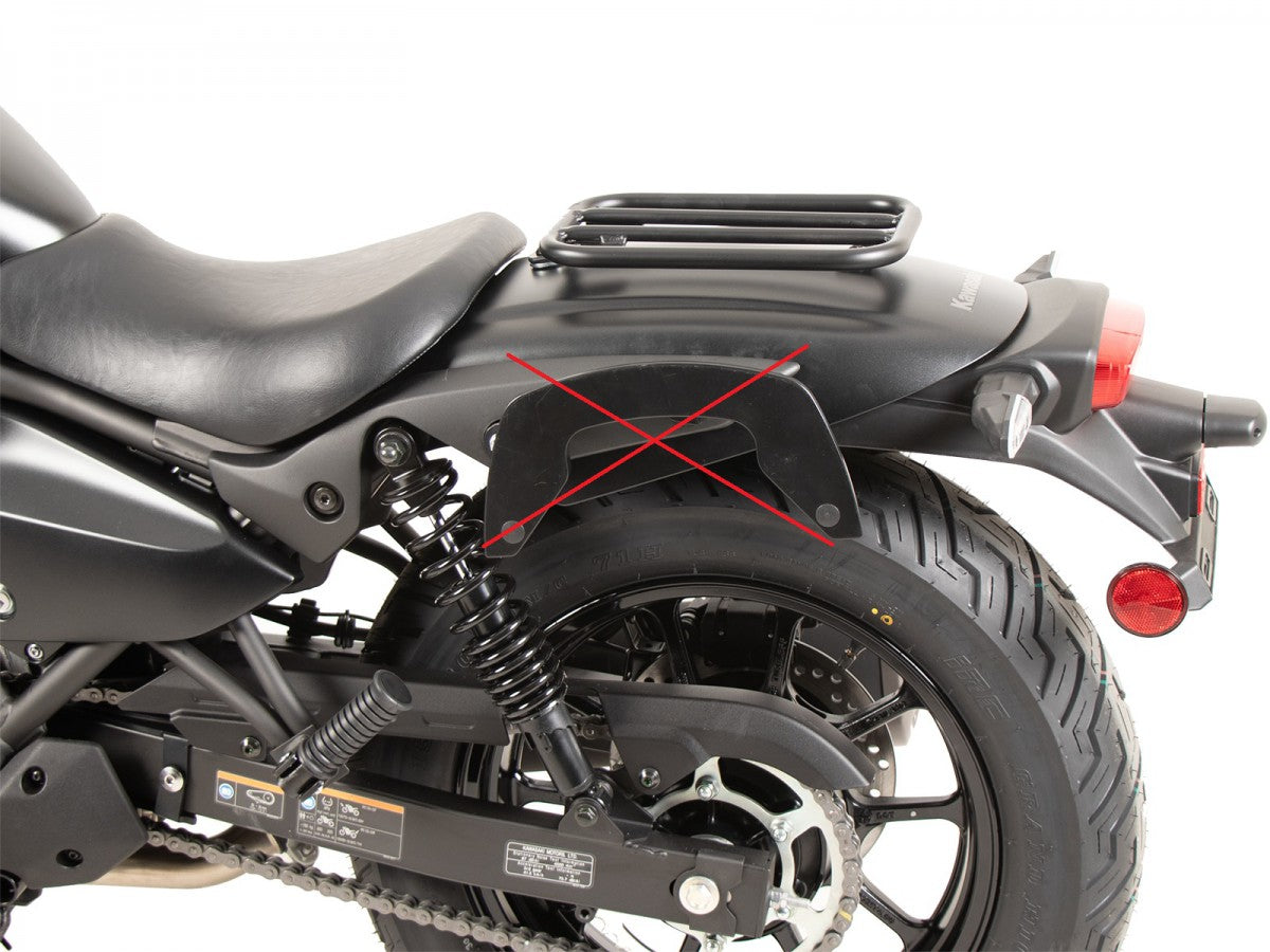Hepco & Becker Kawasaki Eliminator 500 24- Solorack U/ryggstøtte