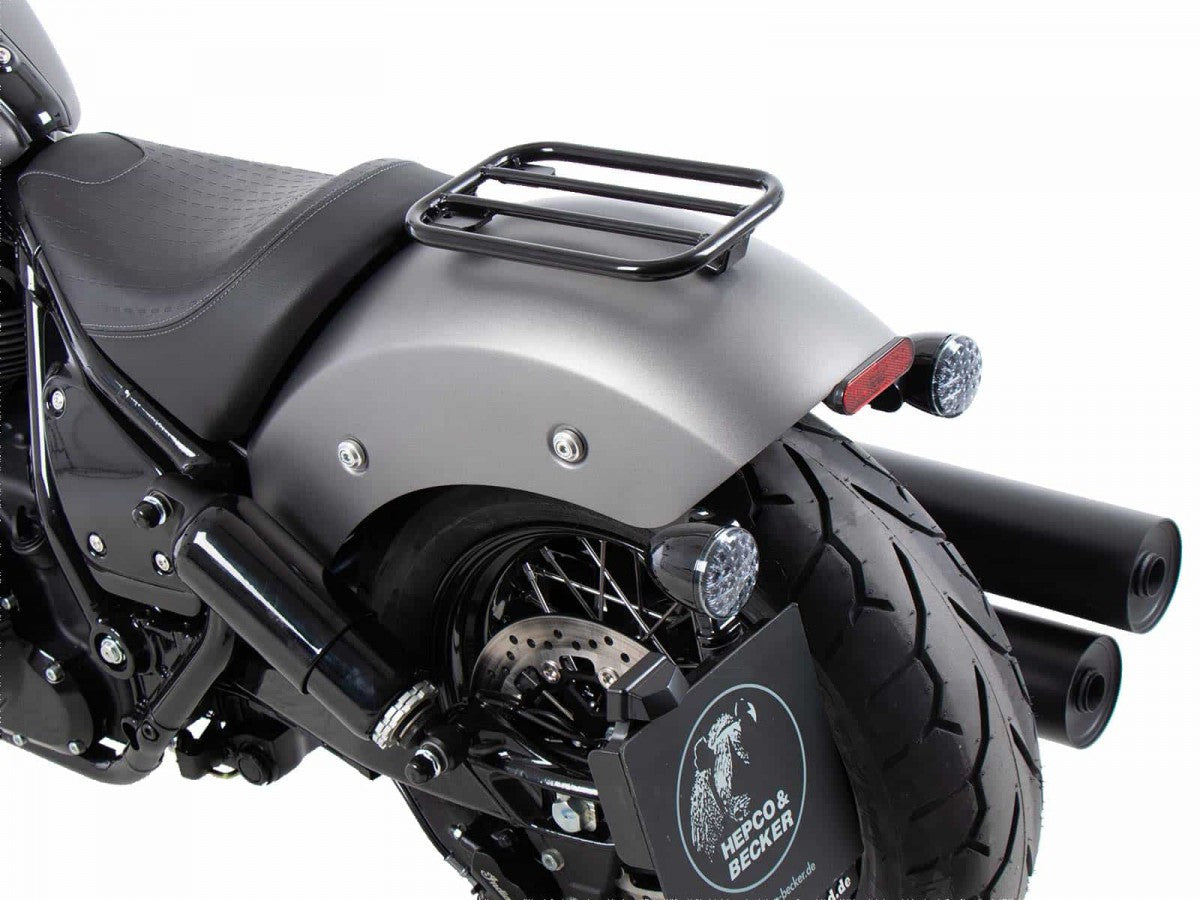 Hepco & Becker Indian Chief Bobber Dark Horse 22- Solorack U/ryggstøtte