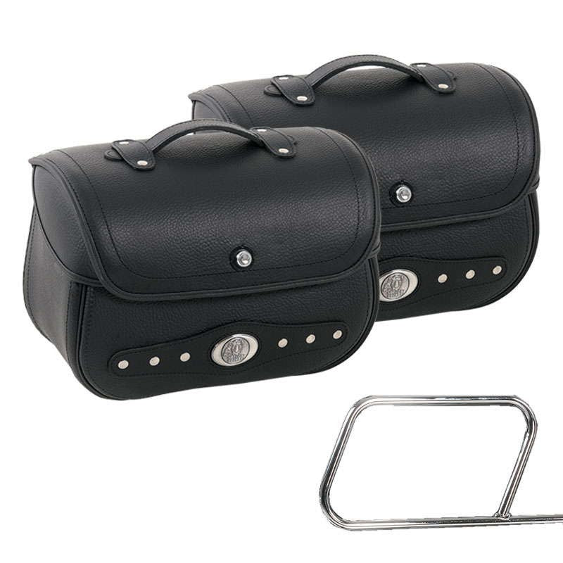 Hepco & Becker Veskesett skinn nevada 28L HB