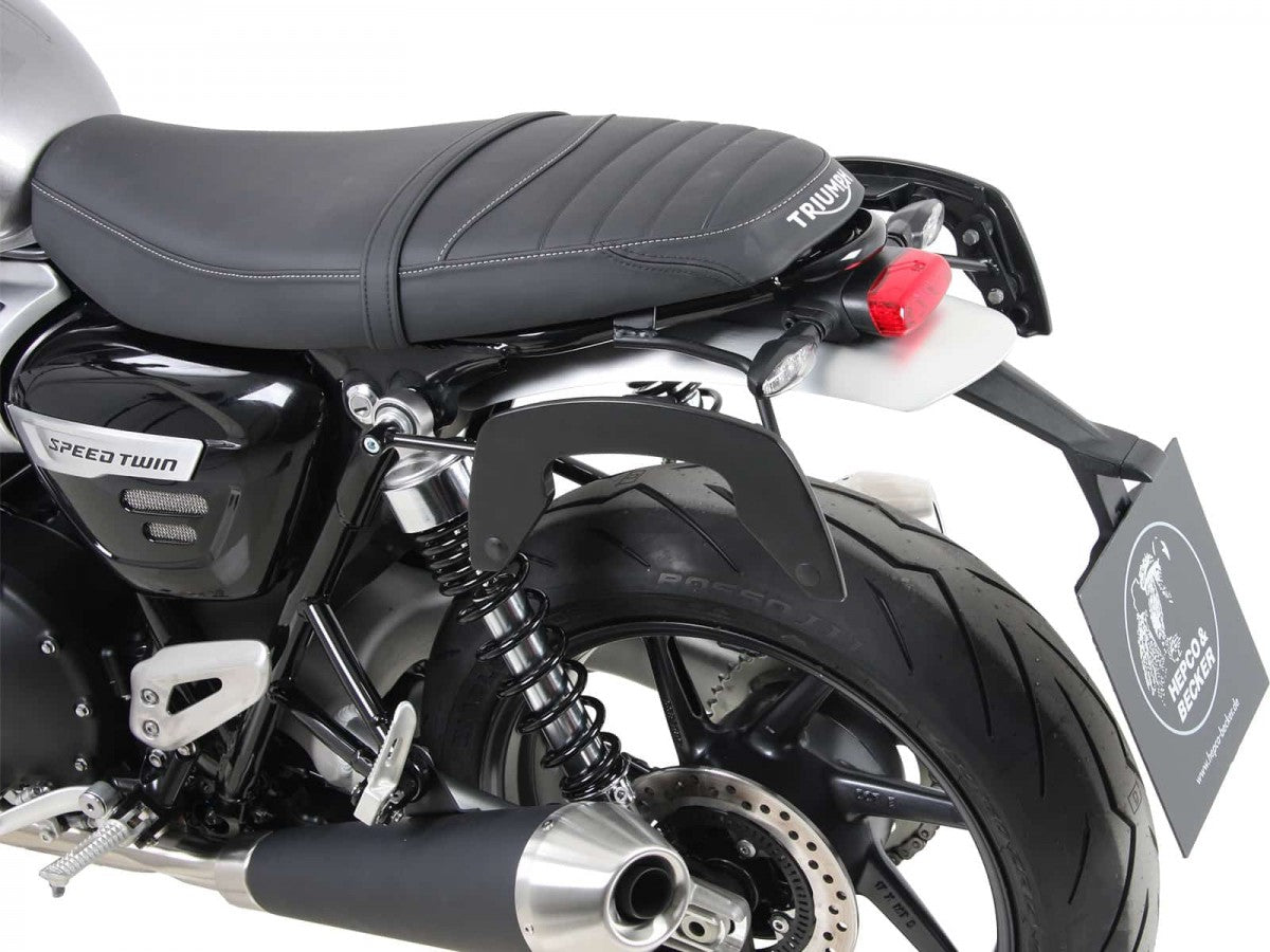 H&B Triumph Speed Twin 1200/RS 22- C-Bow sideveskeholder