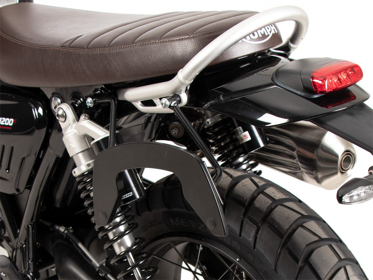Hepco & Becker Triumph Scrambler 1200 X 24- C-Bow sideveskebærer Sort kun venstre