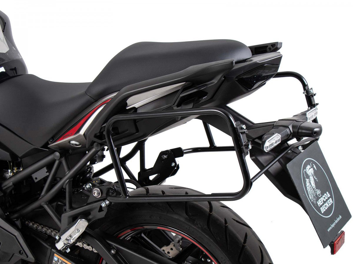 Hepco & Becker Kawasaki Versys 650 22- sideveskebærer lock-it sort
