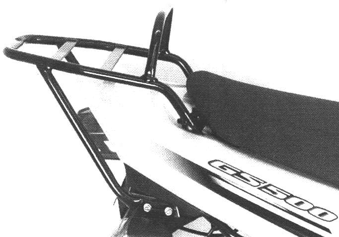 Hepco & Becker GS500E (01) toppbrett sort