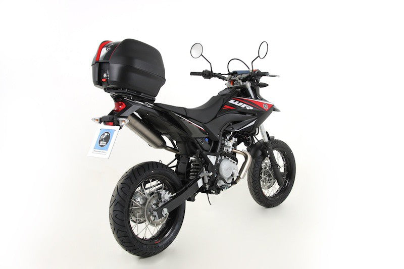 Hepco & Becker Yamaha WR125R/X- 09- Alurack/Toppbrett sort
