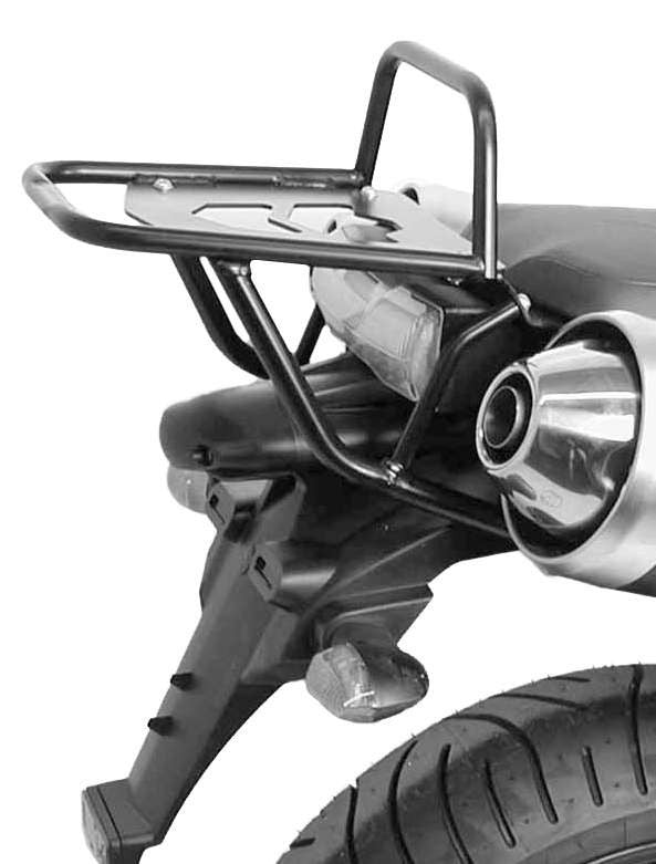 Hepco & Becker Yamaha MT01 toppbrett sort