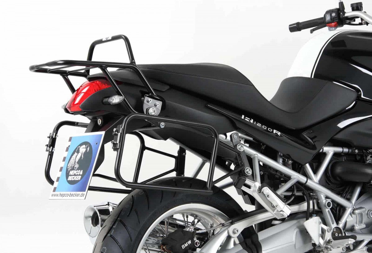 Hepco & Becker BMW R1200R 07- sideveskebærer sort lock-it