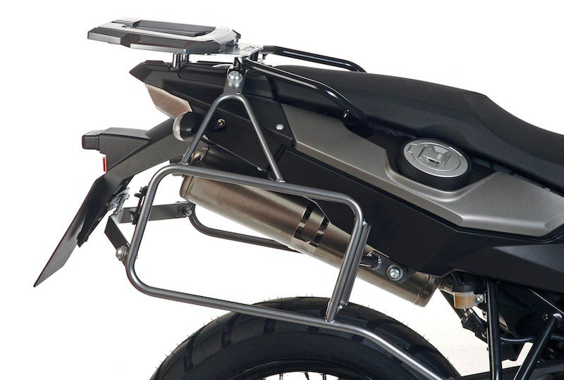 Hepco & Becker BMW F800 GS 08- sideveskebærer sort Lock-it