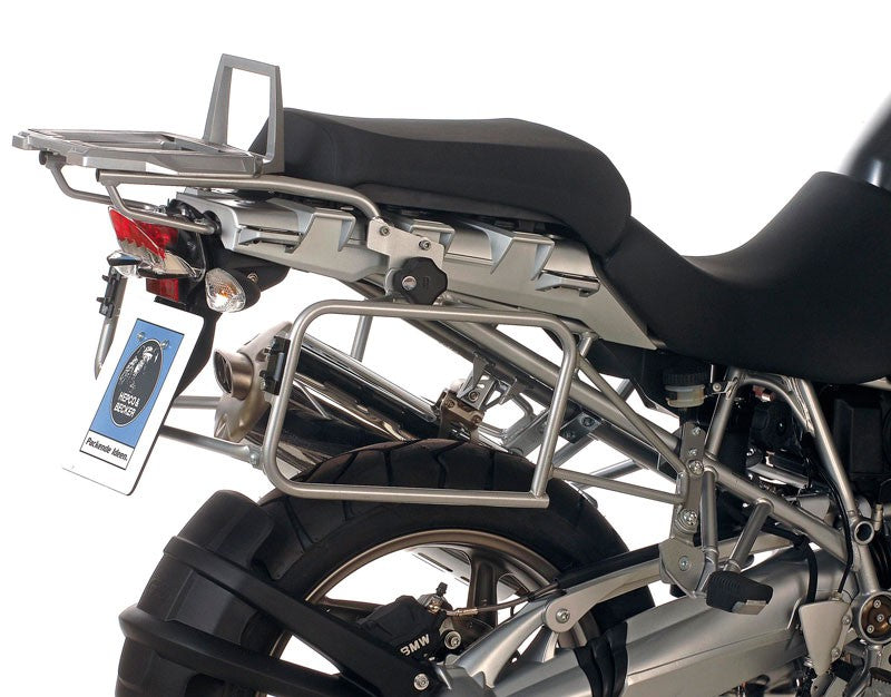 Hepco & Becker BMW R1200GS 08-12 sideveskebærer silver Lock-it