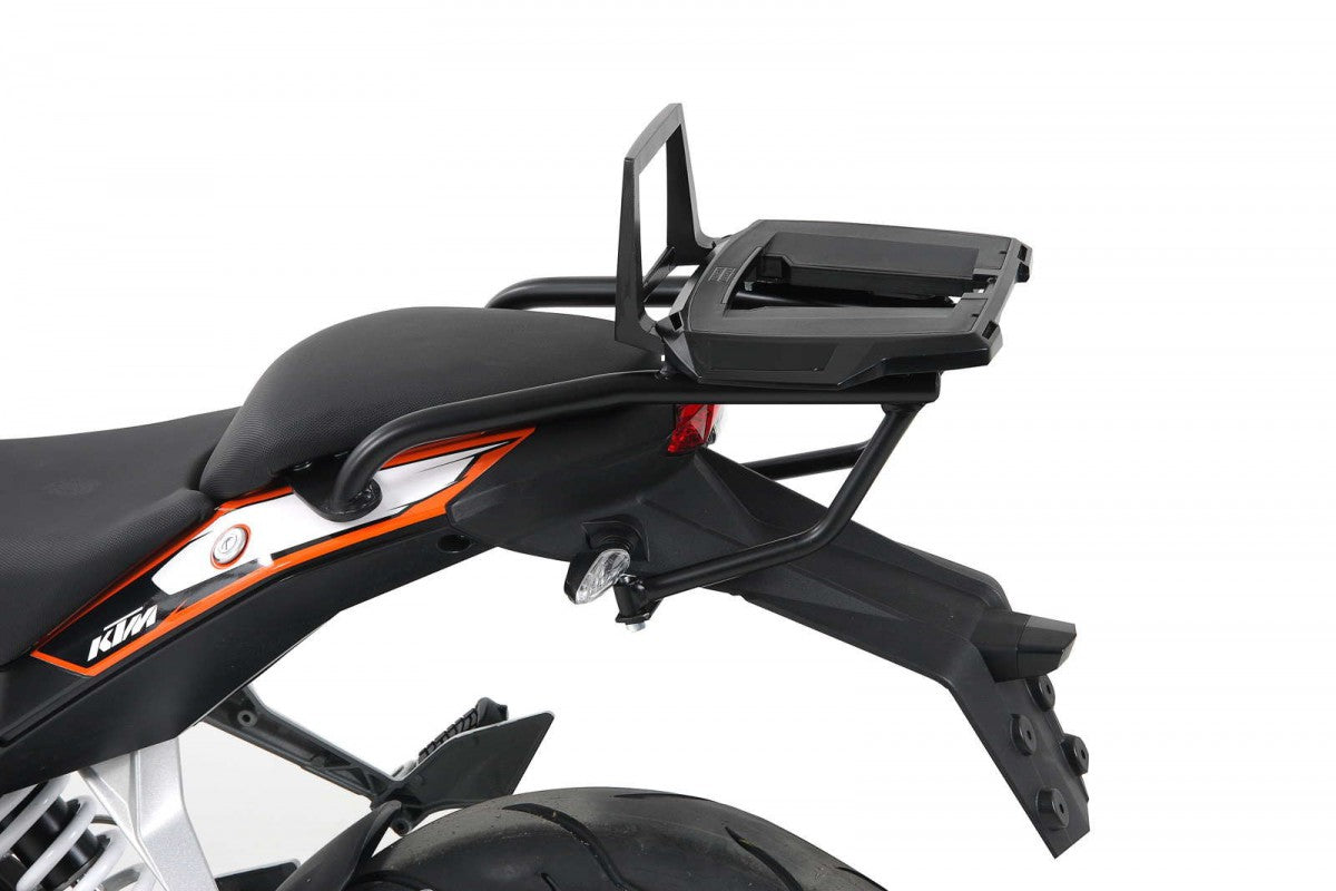 Hepco & Becker Alurack/Toppbrett sort KTM 125/200 Duke