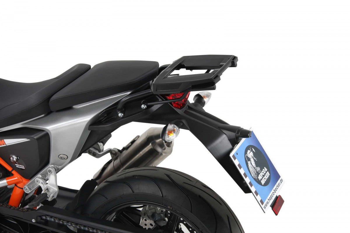 Hepco & Becker KTM 690 Duke 2012- Toppbrett/Alurack Sort