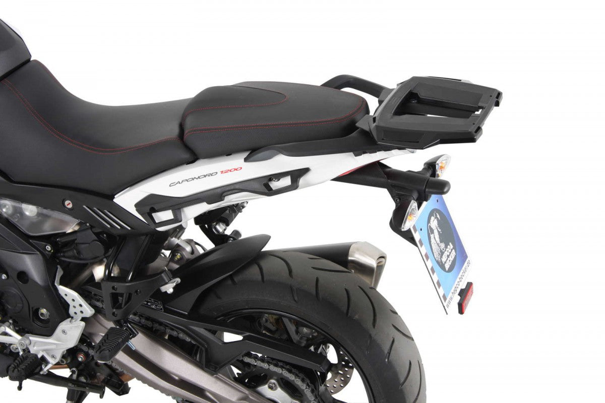 Hepco & Becker Aprilia Caponord 1200 Alurack/Toppbrett Sort