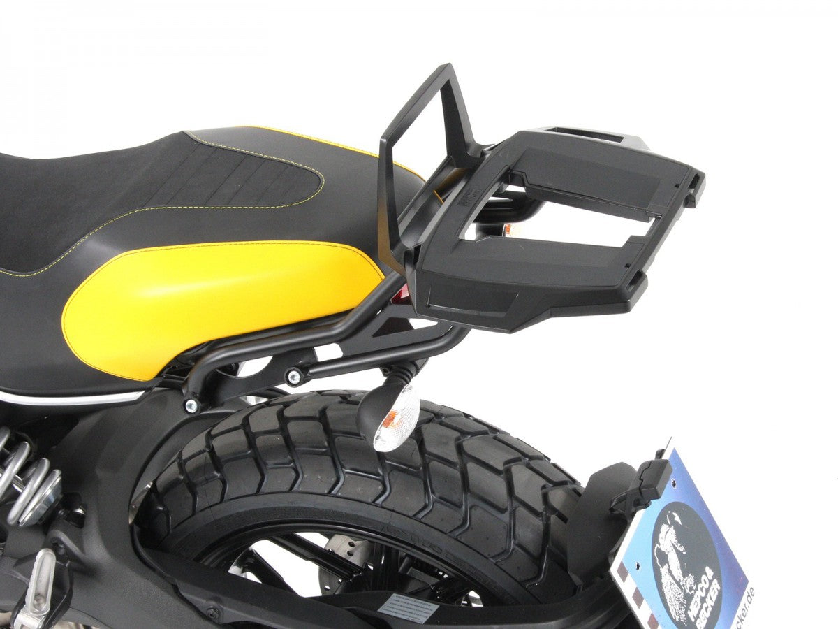 Hepco & Becker Alurack/Toppbrett sort Ducati Scrambler 15-18
