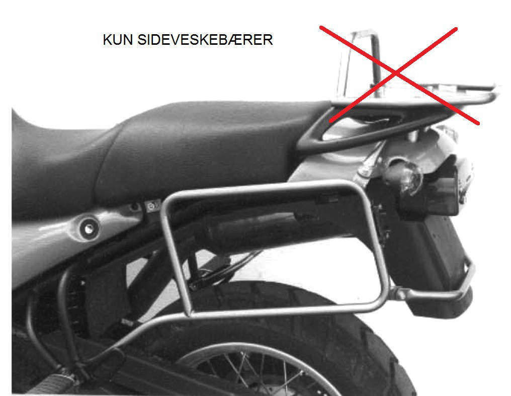 Hepco & Becker Triumph tiger sideveske bærer sort
