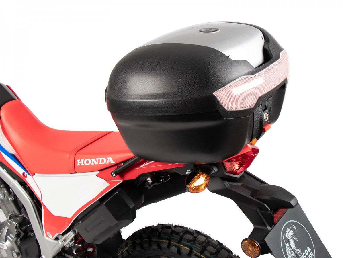 Hepco & Becker Honda CRF 300 L 21- Rack med sort/sølv toppboks 40L