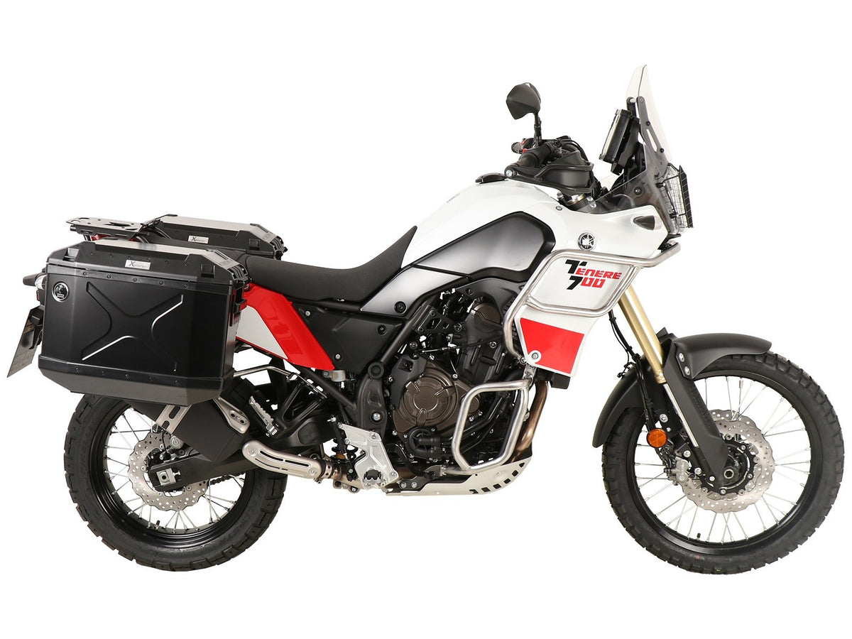 Hepco & Becker Yamaha Tenere 700 19-24 Sideveskebærer Cutout m/Xplorer Sorte sidevesker