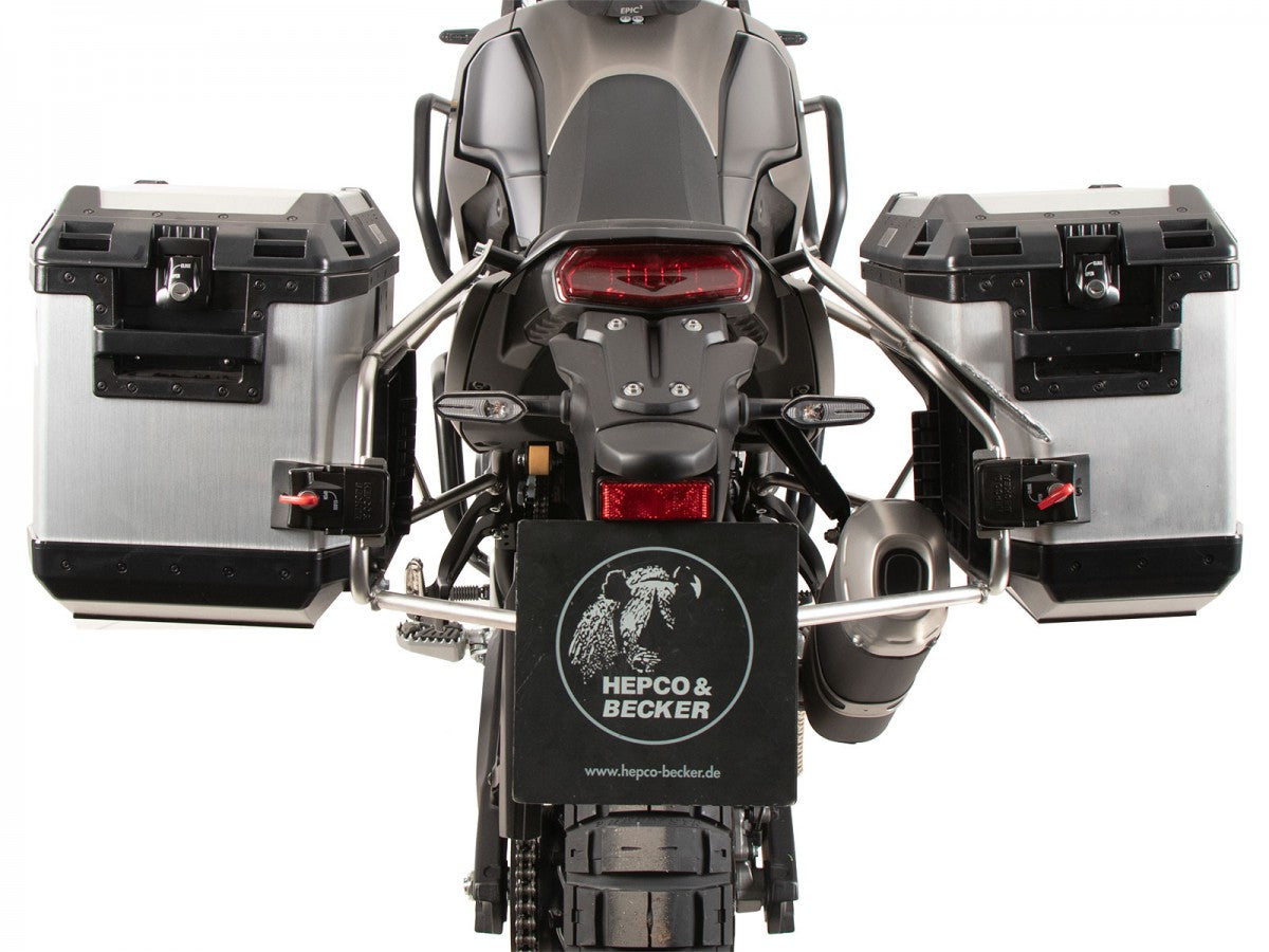 Hepco & Becker Yamaha Tenere 700 25- Sideveskebærer Cutout m/Xplorer alu sidevesker