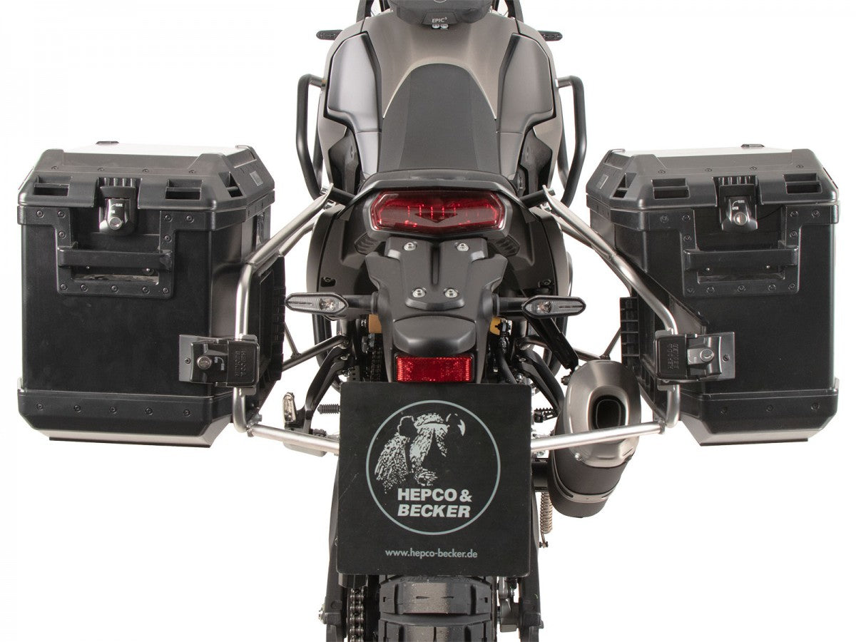 Hepco & Becker Yamaha Tenere 700 25- Sideveskebærer Cutout m/Xplorer Sorte sidevesker