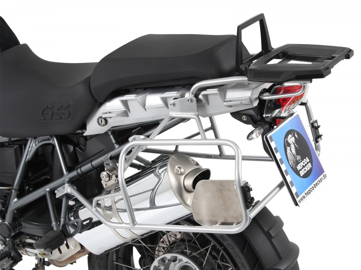 Hepco & Becker BMW R1200 GS 04-12 Adv 08-13 Sideveskebærer Cutout m/Xplorer sidevesker