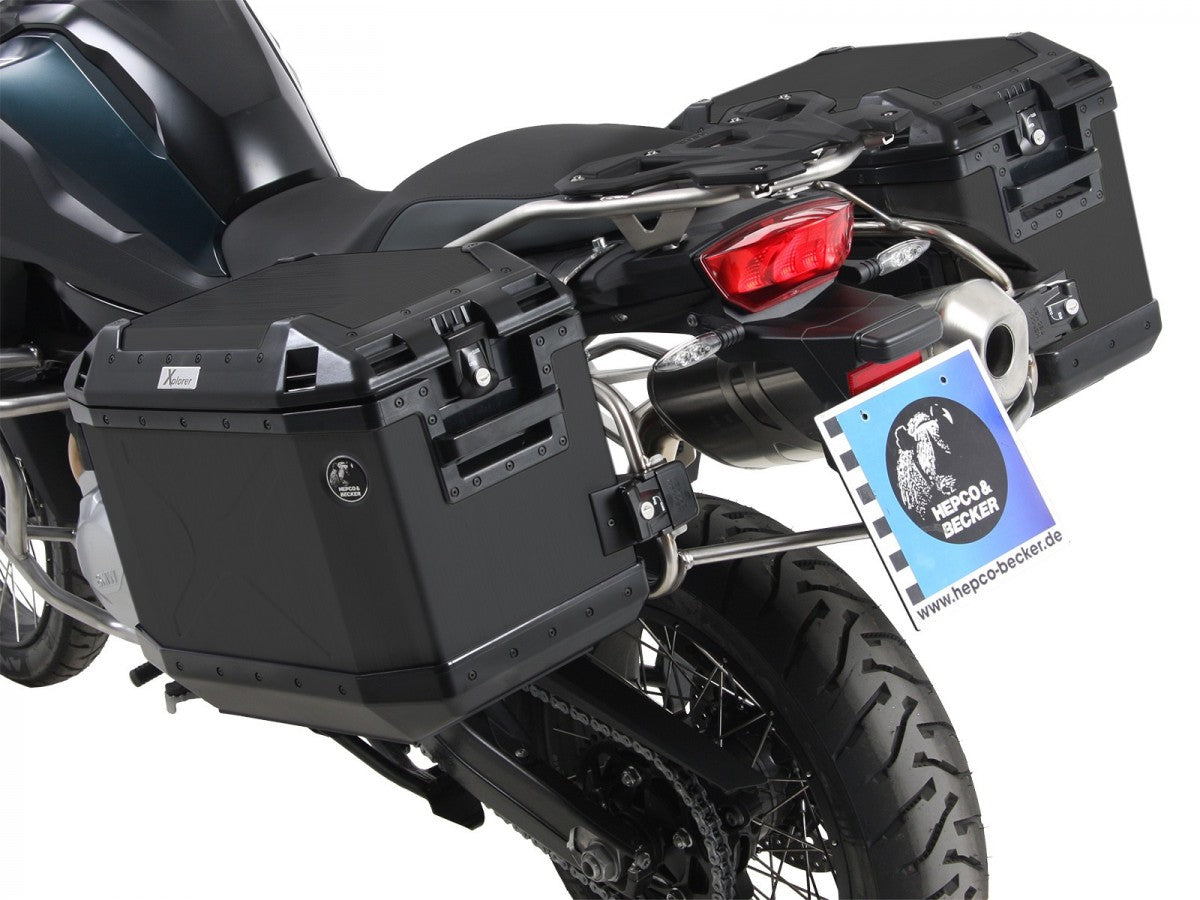 Hepco & Becker BMW F850GS 18- Sideveskebærer Cutout m/Xplorer sidevesker