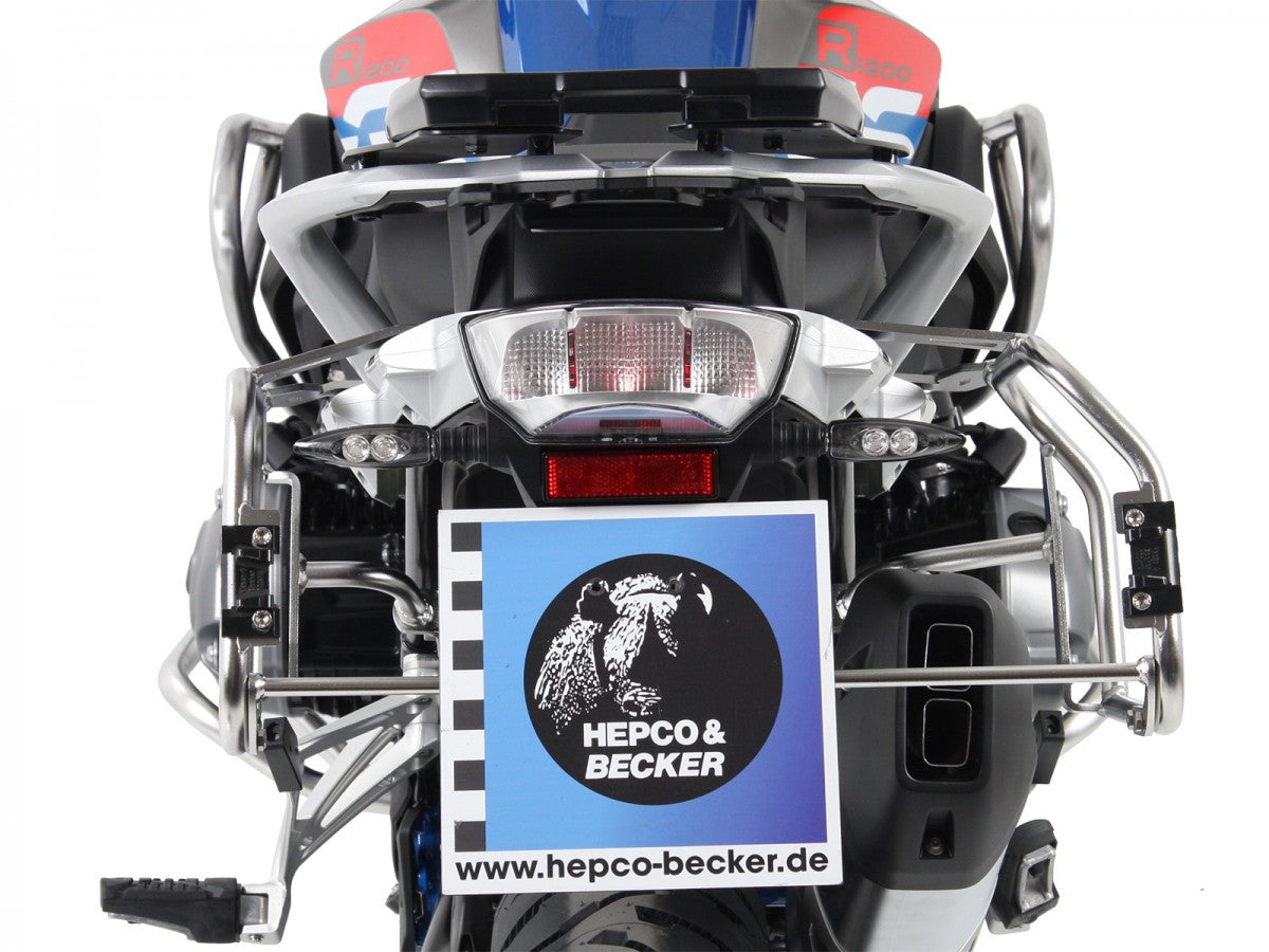 Hepco & Becker BMW R1250 GS 19- Sideveskebærer Cutout m/Xplorer sidevesker