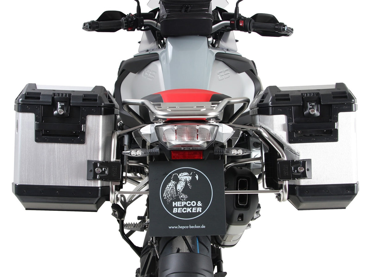 Hepco & Becker BMW R1250 GS Adv. 19- Sideveskebærer Cutout m/Xplorer sidevesker