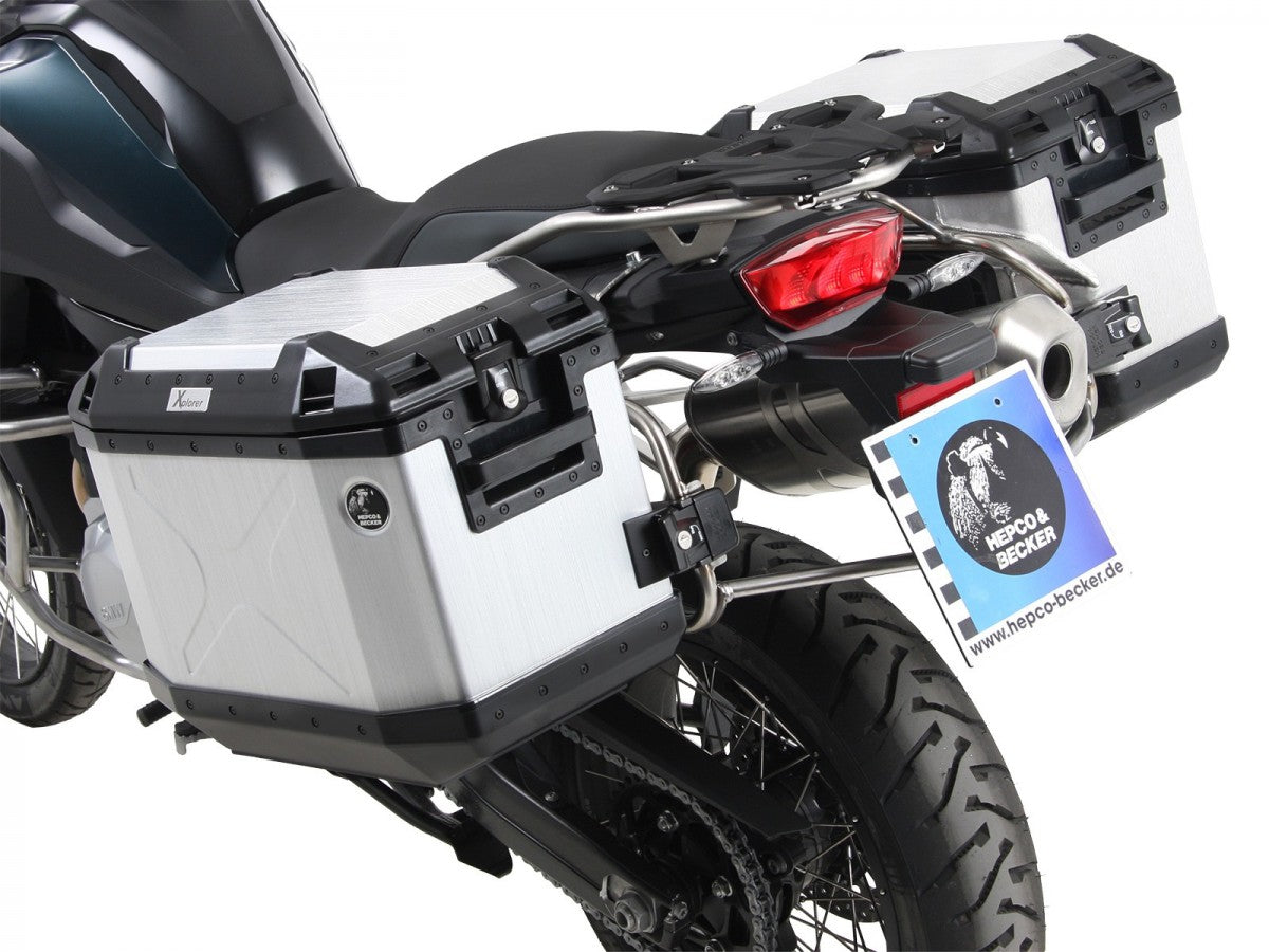 Hepco & Becker BMW F850GS Adventure 19- Sideveskebærer Cutout m/Xplorer sidevesker