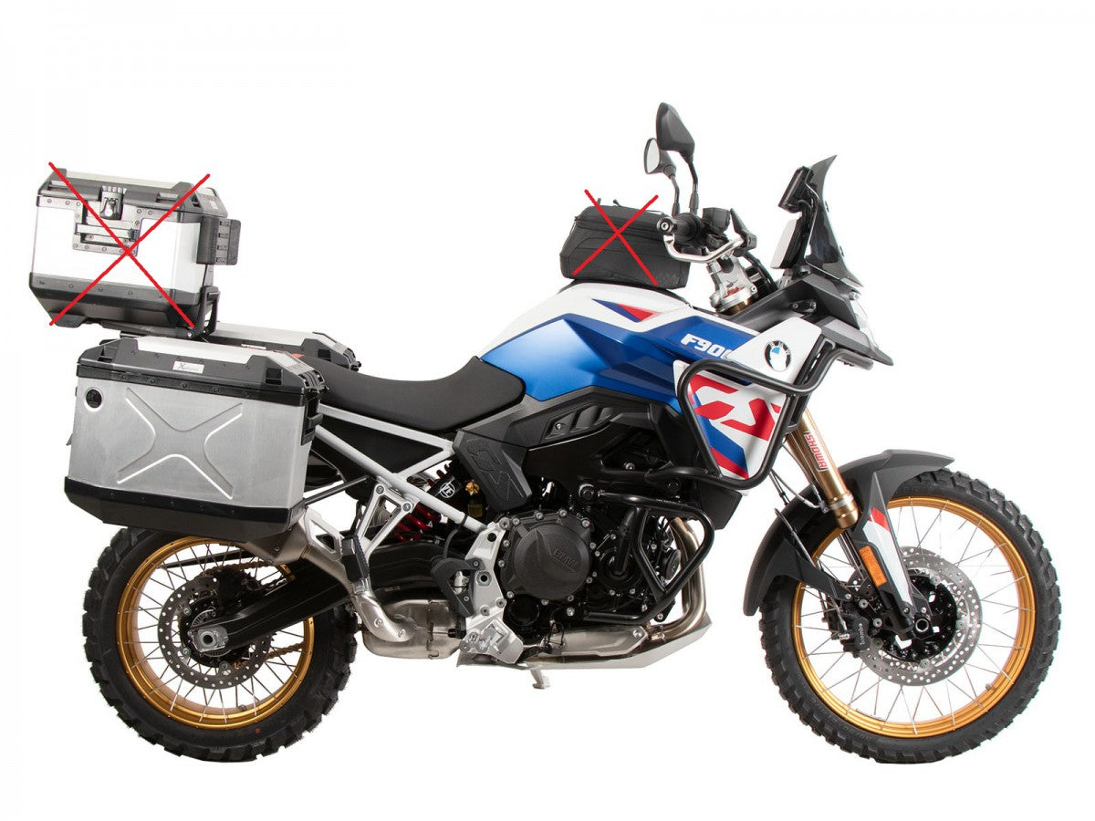 Hepco & Becker BMW F900 GS 24- Sideveskebærer Cutout m/Xplorer Alu sidevesker
