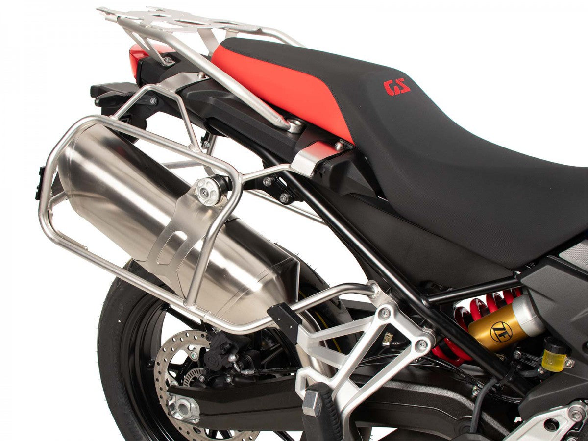 Hepco & Becker BMW F800 GS 24- Sideveskebærer Rustfritt Stål Cutout uten bokser