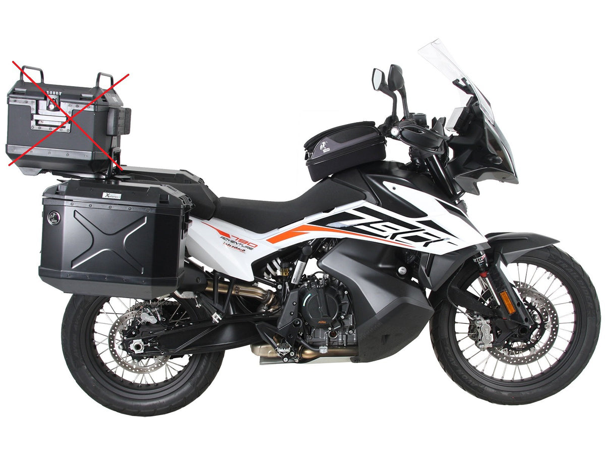 Hepco & Becker KTM 790 Adventure/R 19-21 Sideveskebærer Cutout m/Xplorer Black