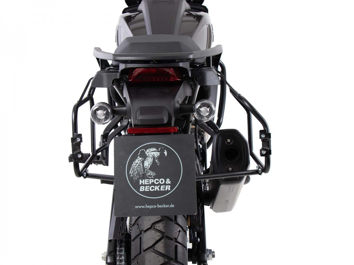 Hepco & Becker HD Pan America 21- Sideveskebærer Cutout m/Xplorer Black