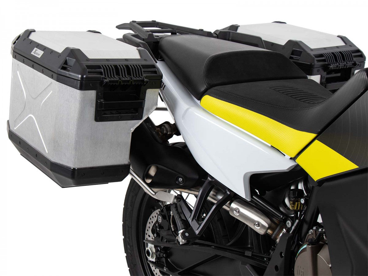 Hepco & Becker Husqvarna Norden 901 22- Sideveskebærer Cutout m/Xplorer Silver