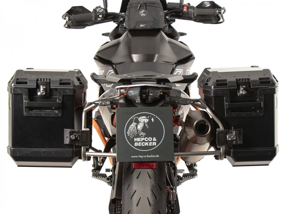 Hepco & Becker KTM 890 SMT 23- Sideveskebærer Cutout m/Xplorer Black
