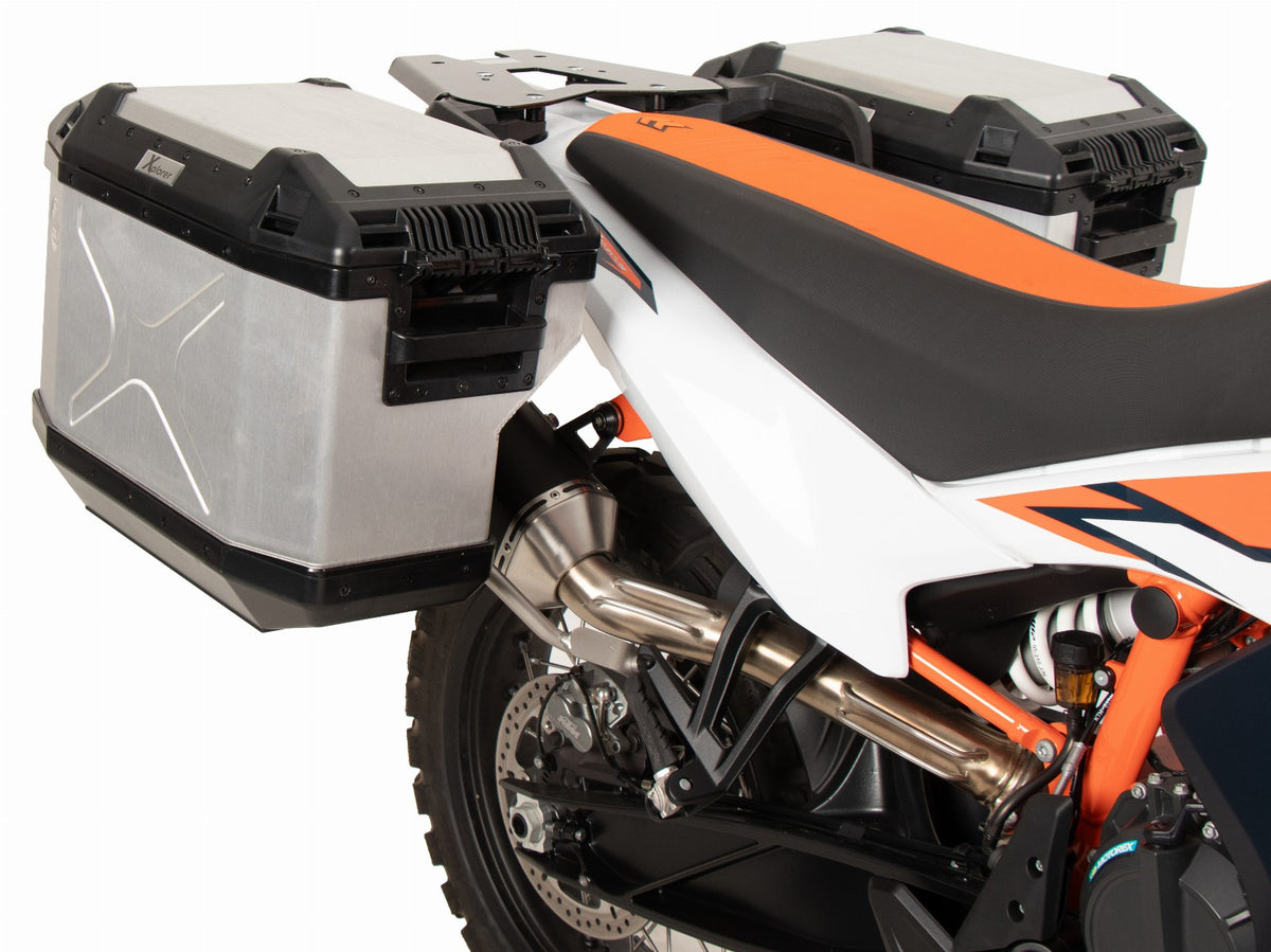 Hepco & Becker KTM 890 Adventure 23- Sideveskebærer Cutout m/Xplorer Alu