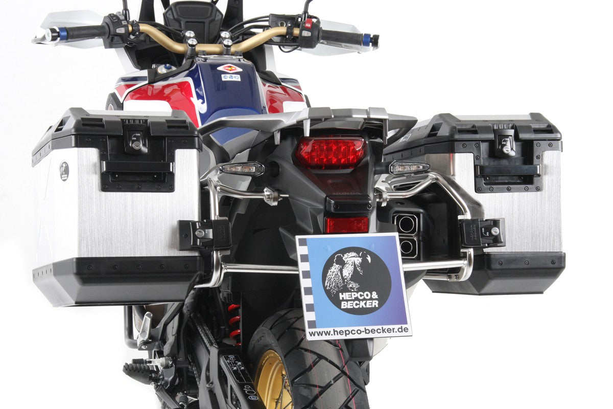 Hepco & Becker CRF1000 Africa Twin 16-17 Sideveskebærer Cutout m/Xplorer vesker