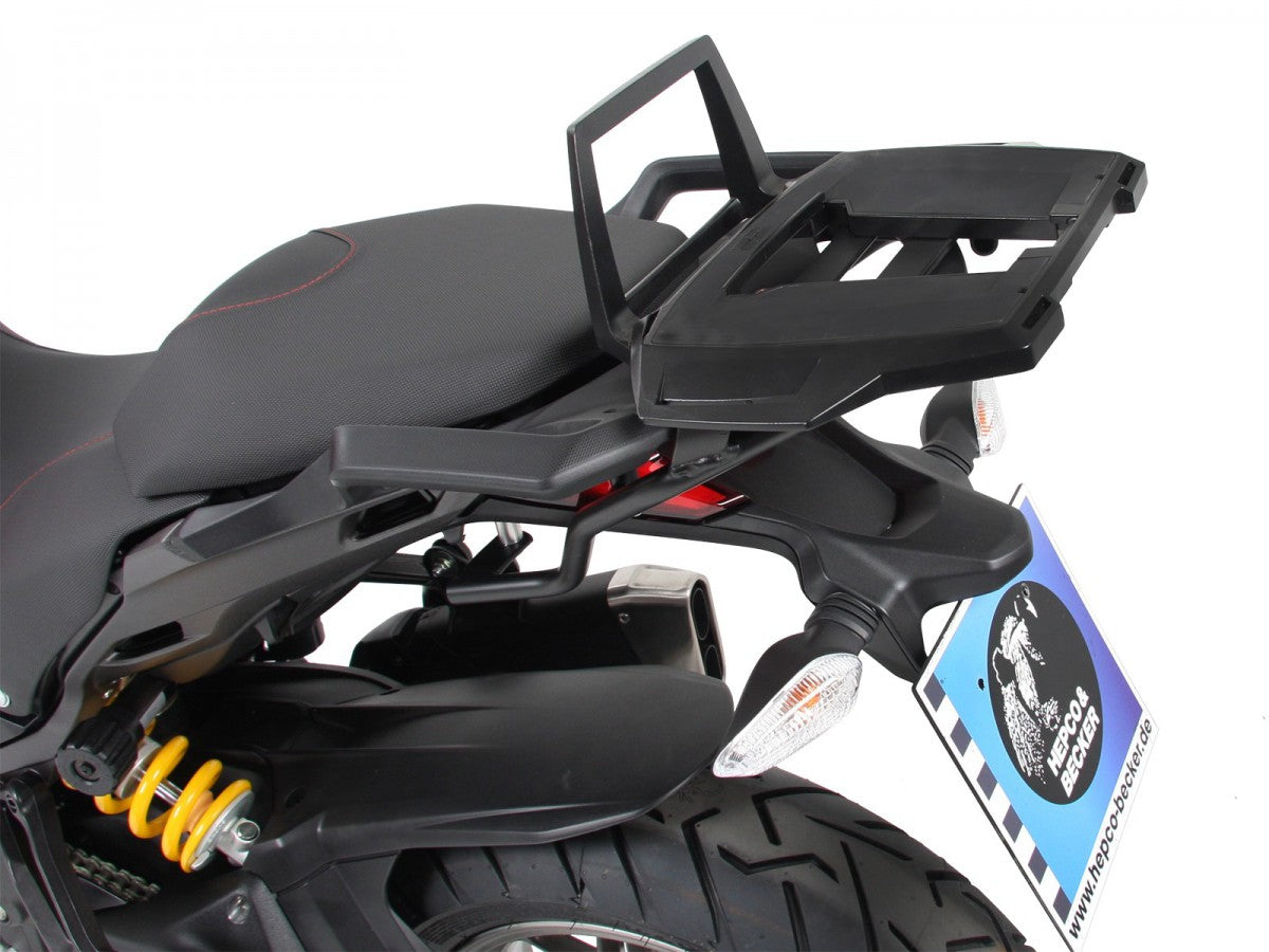 Hepco & Becker Ducati Multistrada 950 17- toppbrett alurack Sort