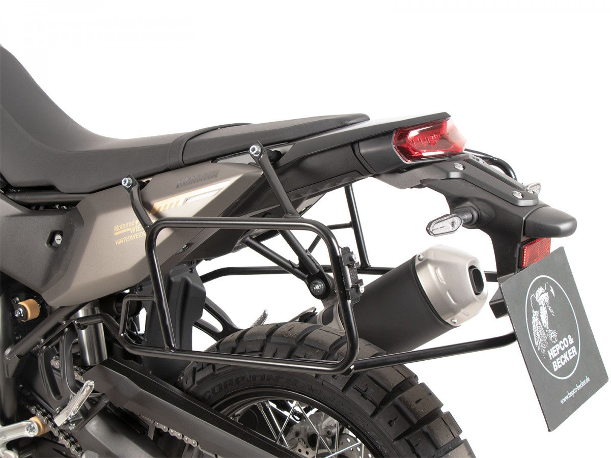 Hepco & Becker Yamaha Tenere 700 25- Sideveskebærer Permanent Sort