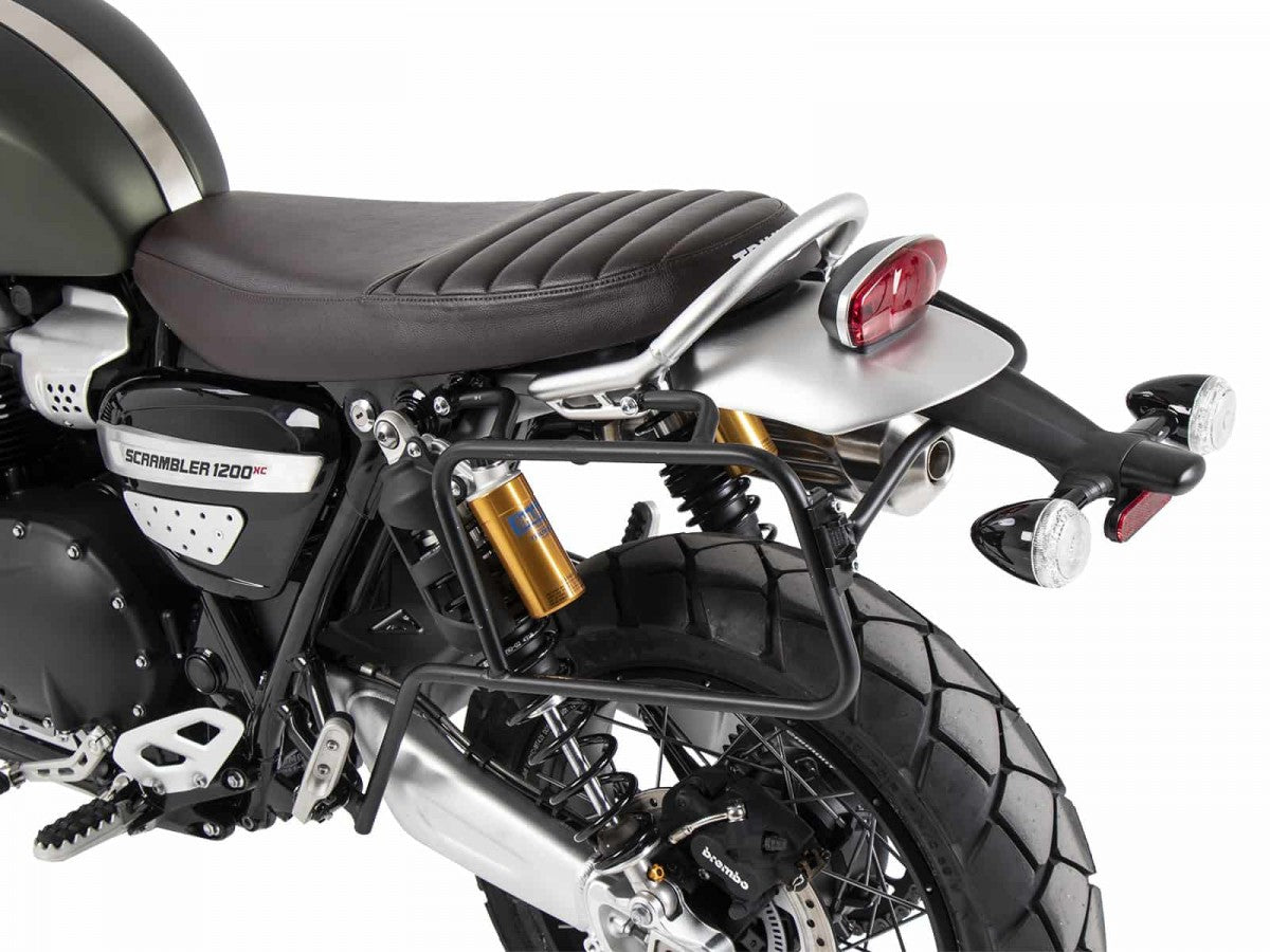 Triumph Scrambler 1200 XC 19-23 Sideveskebærer kun venstre H&B Sort