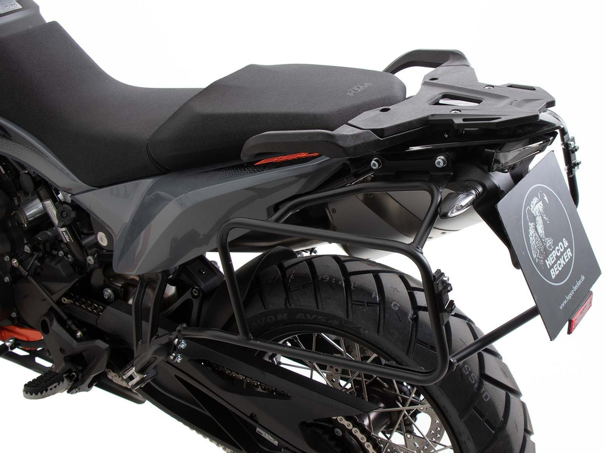 KTM 890 Adventure 21-22 Sideveskebærer H&B Sort