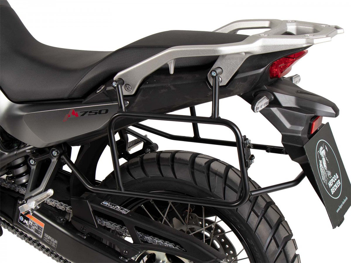 Hepco & Becker Honda XL 750 Transalp 23-24 Permanent mont. Sideveskebærer Sort