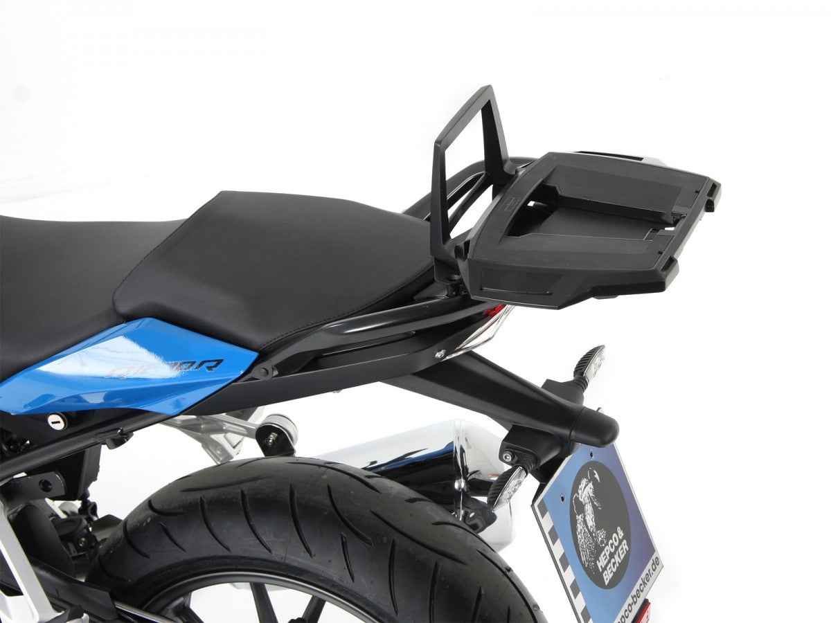 Hepco & Becker BMW R1250 RS 19- Alurack-kombi mot OEM bagasjebærer