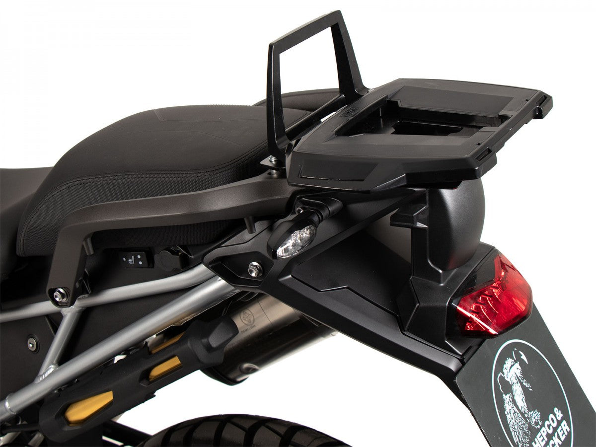 Hepco & Becker Triumph Tiger 1200 Rally/GT Explorer 22- Alurack/Toppbrett Sort kom. oem rear-rack