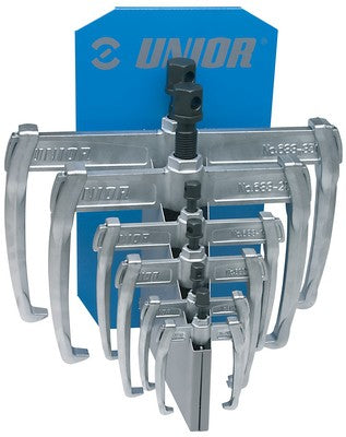 Unior Set of pullers with two sliding arms