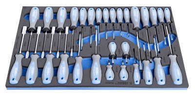 Unior Set of screwdrivers in SOS tool tray