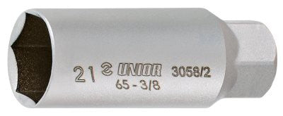 Unior Spark plug socket 3/8 with thin wall 18mm