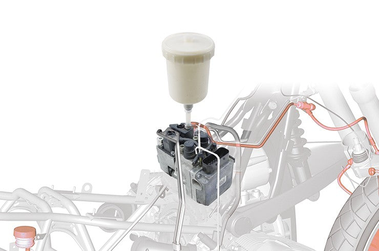 Bikeservice Brake fluid filler FOR BMW with ABS